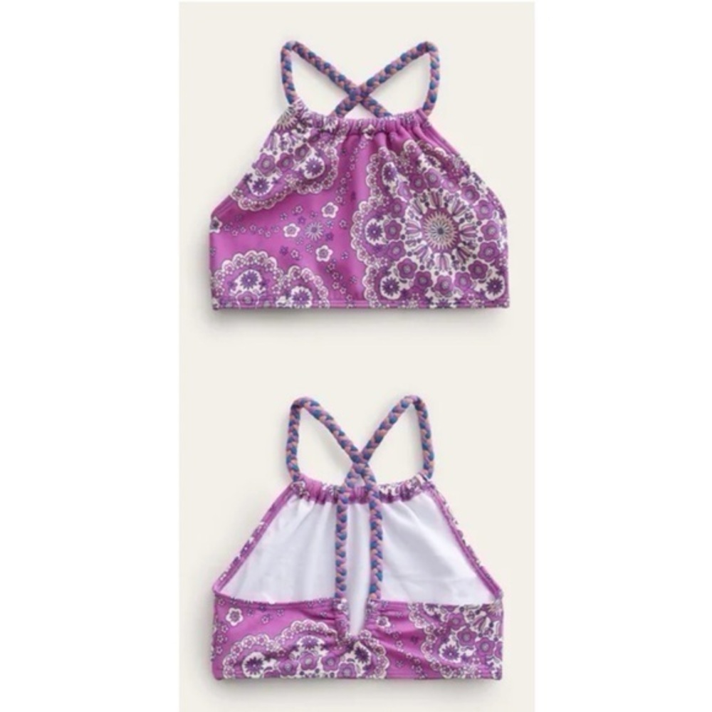 New Mini Boden Loop Back Bikini Top